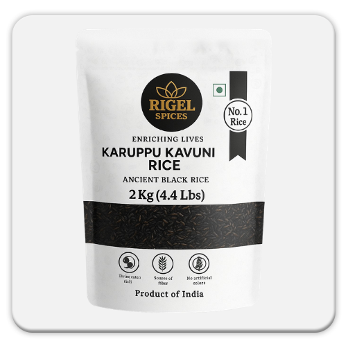 Karuppu Kavuni Rice 2kg Organic Ancient Black Rice